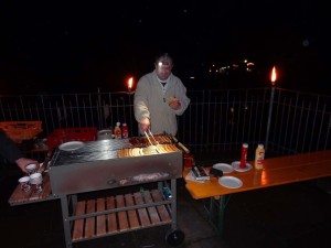 Michl als Grillmeister