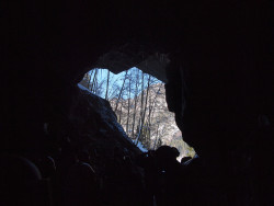 Blick aus der Höhle